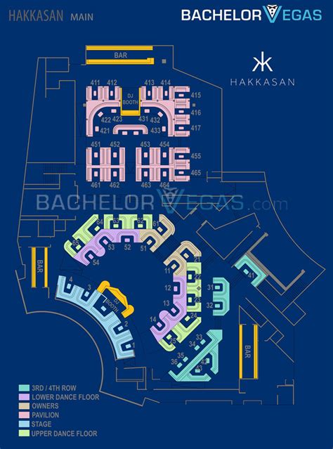 las vegas mgm club hakkasan|hakkasan las vegas table map.